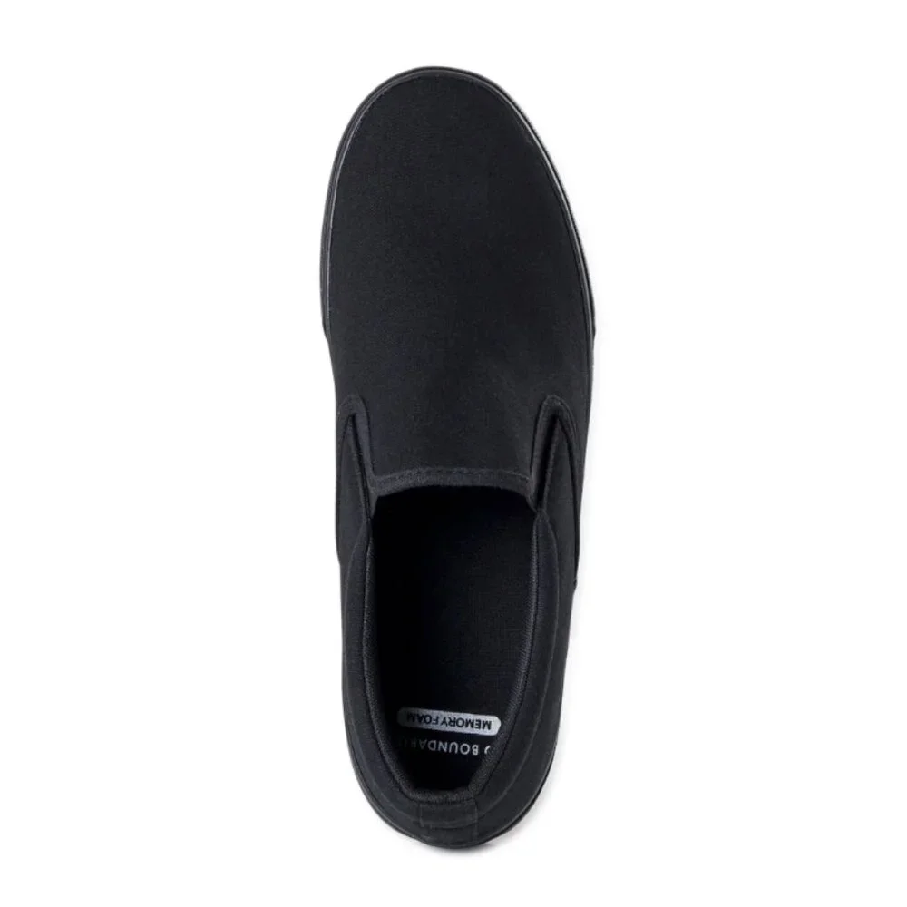 No Boundaries Clinton Slip On Canvas Shoes, Men's Size 11M, Black - Picture 3 of 5